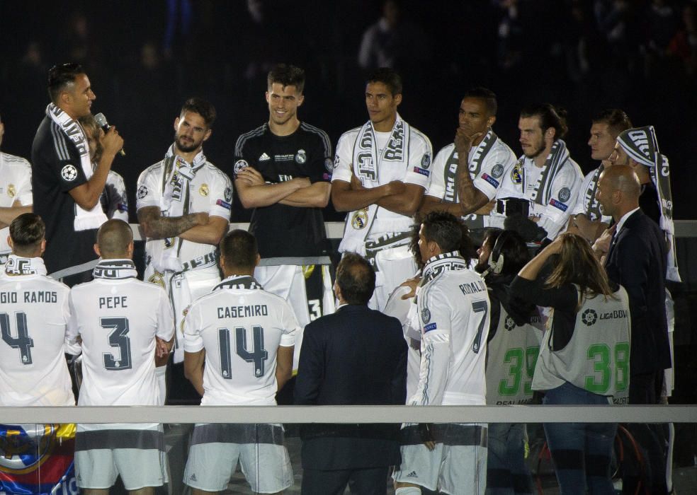 El Madrid celebra la ''Undécima'' en el Bernabéu