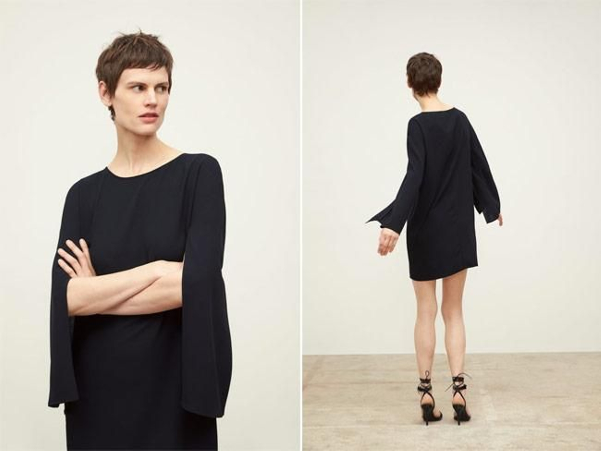 El vestido capa de Zara