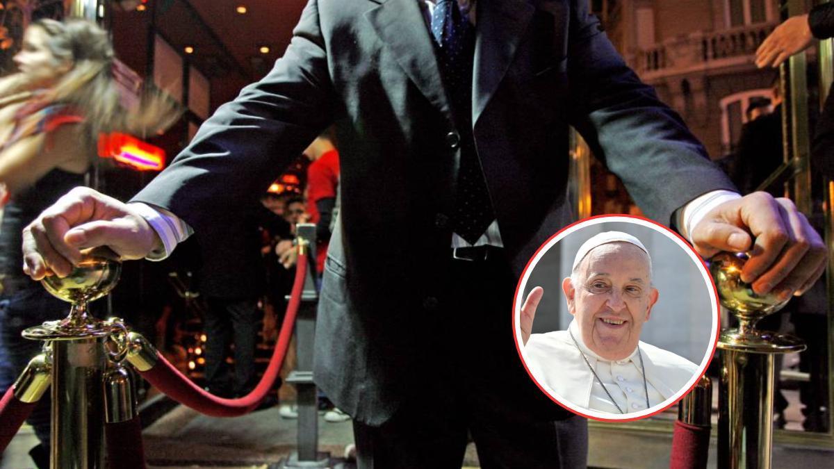 El papa Francisco trabajó como portero de discoteca en Argentina antes de ser cardenal.