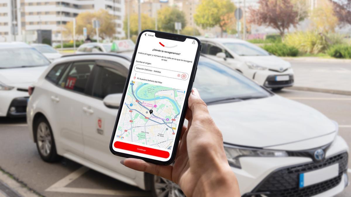 La aplicación para pedir taxis Moza en Zaragoza incorpora una nueva funcionalidad.