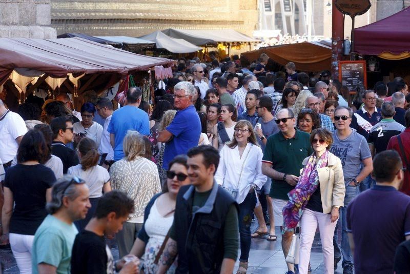 Mercado medieval en Zaragoza