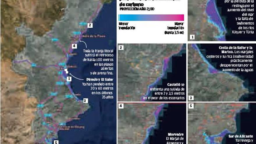 El efecto del cambio climático en un clic