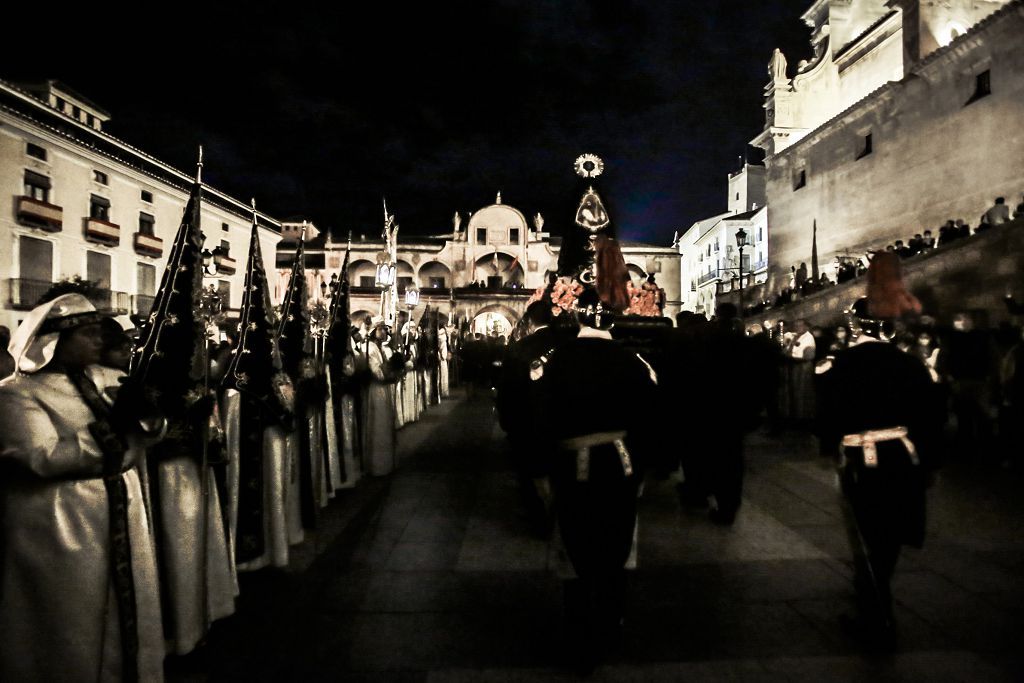 Semana Santa de Lorca 2022: Virgen de la Soledad del Paso Negro, iglesia y procesión