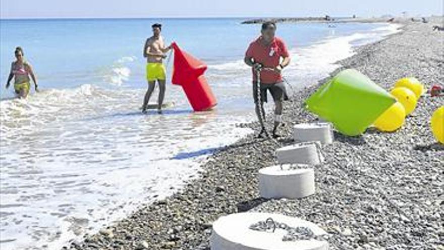 La playa de Moncofa estrena dos nuevos canales marinos