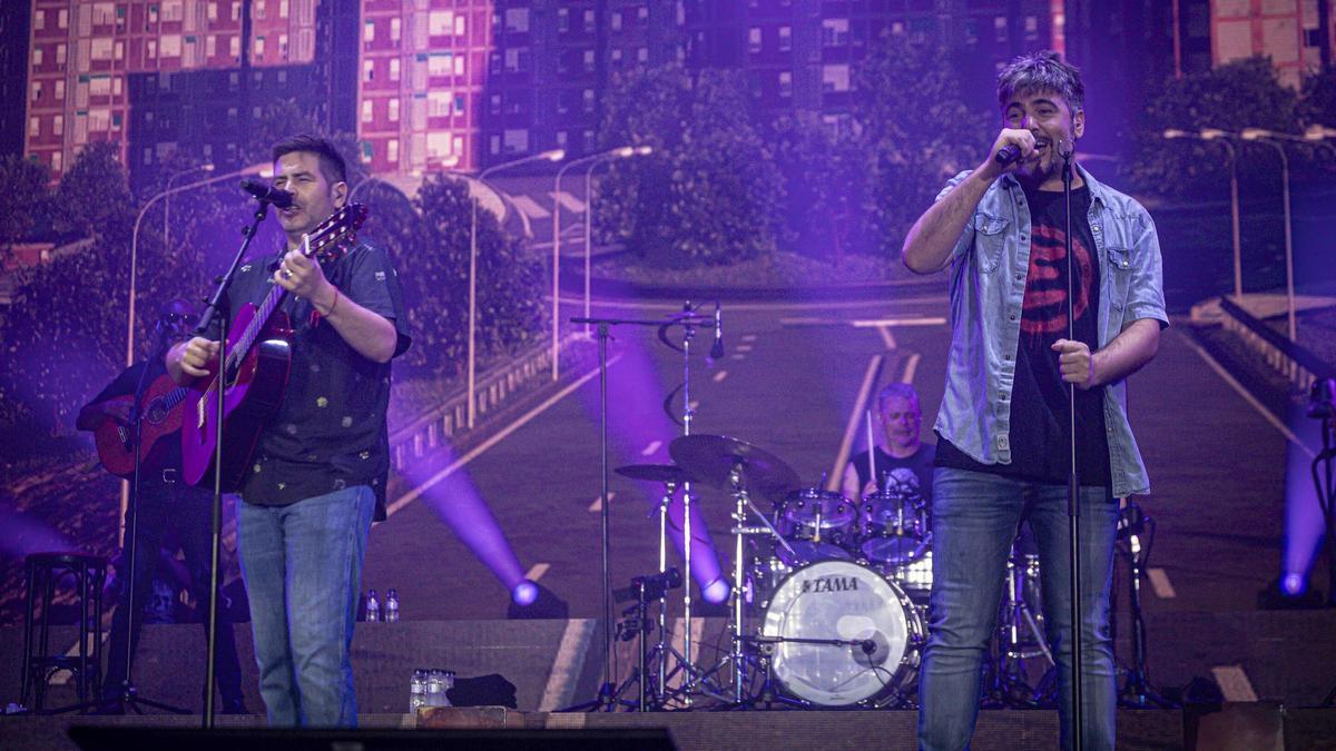 Concierto de Estopa en el Estadi Olímpic