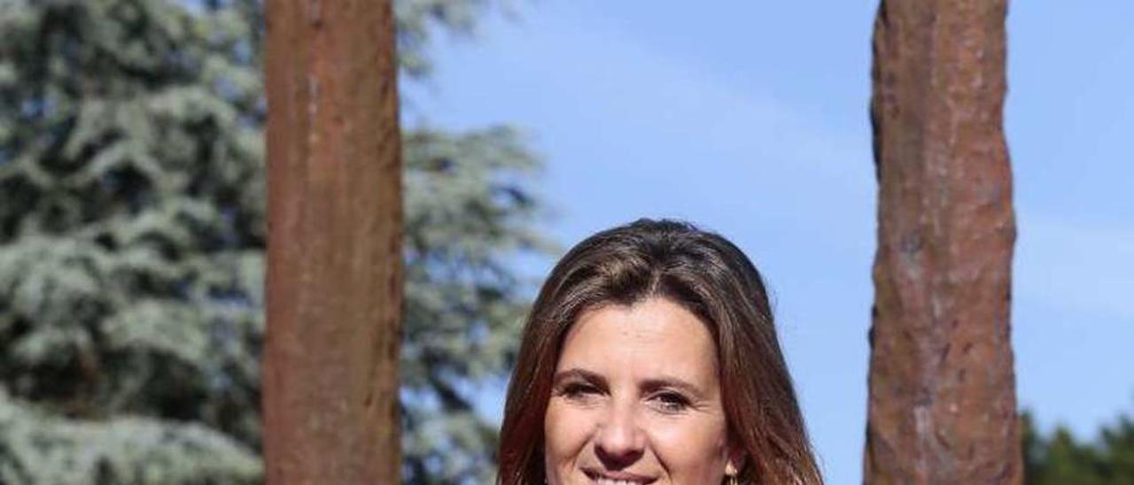 María Rey, candidata de Ciudadanos por Pontevedra. // A. Irago