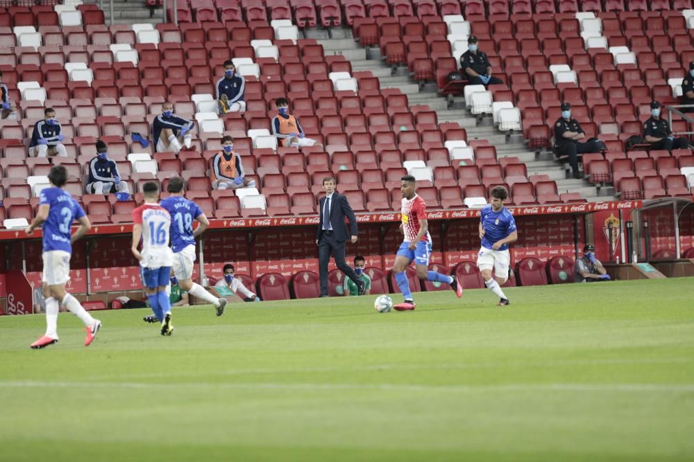 Fútbol: Así fue el Sporting-Oviedo disputado en El Molinón