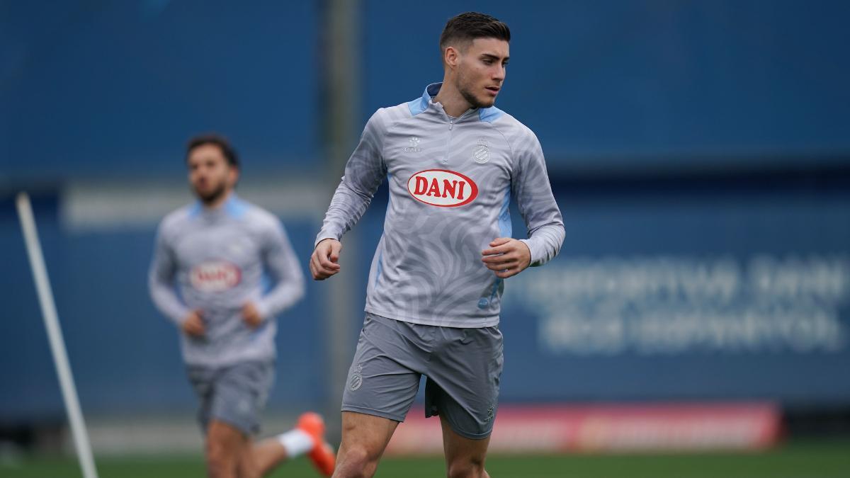 Roberto Fernández, delantero del RCD Espanyol