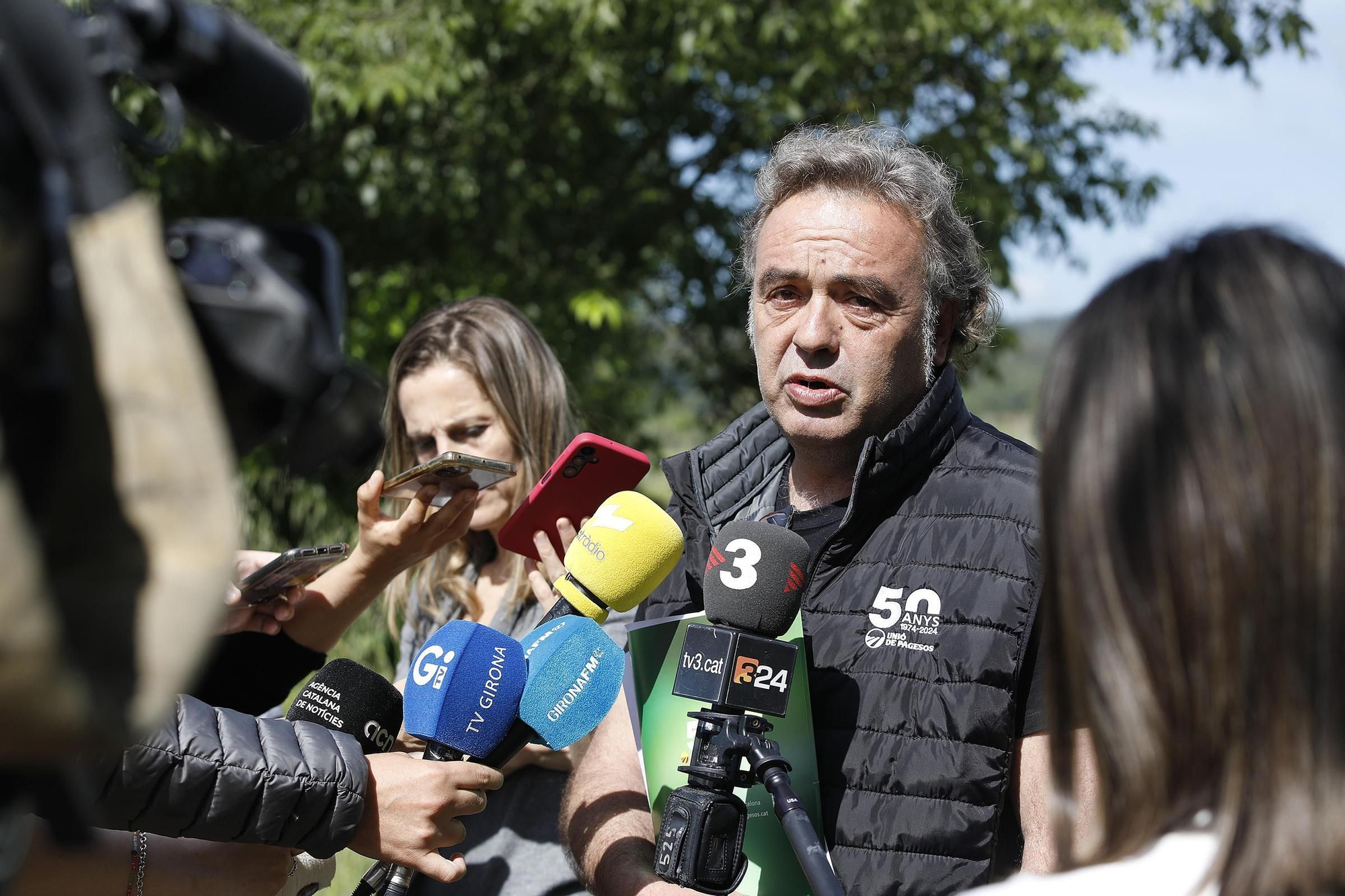 Les fotos de naturalistes, pagesos i veïns per aturar la segona fase de la ciutat esportiva del Girona a Vilablareix