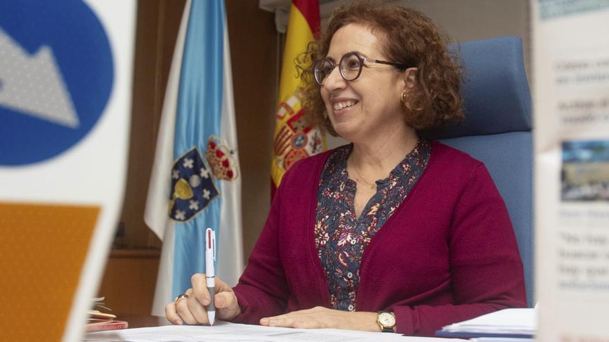 Victoria Gómez Dobarro, en un momento de la entrevista. |  Casteleiro / Roller Agencia