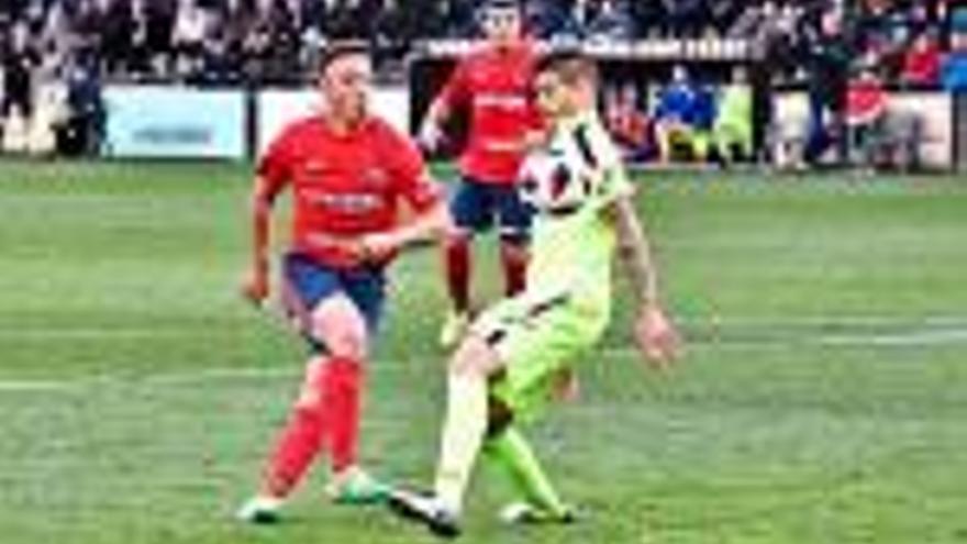 Xumetra, en una acció del partit d&#039;ahir contra l&#039;Ontinyent.