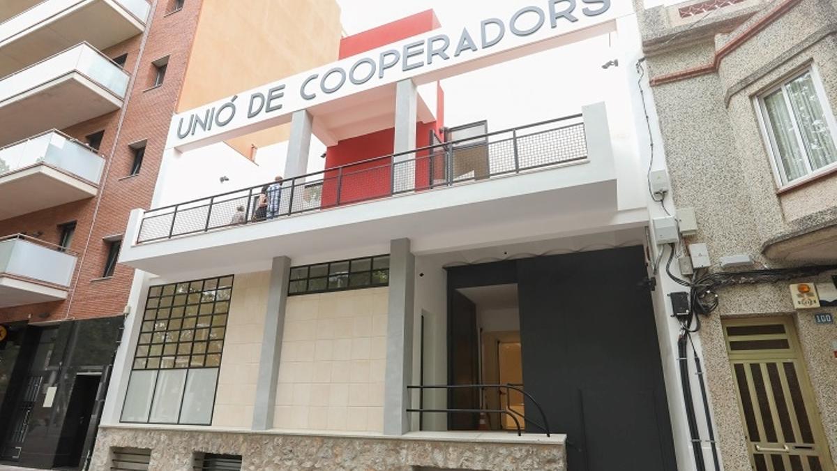 El edificio remodelado de la Unió de Cooperadors de Gavà.