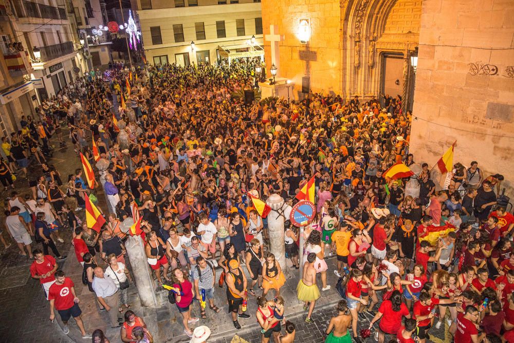 Borrachera de alegría en la retreta callosina