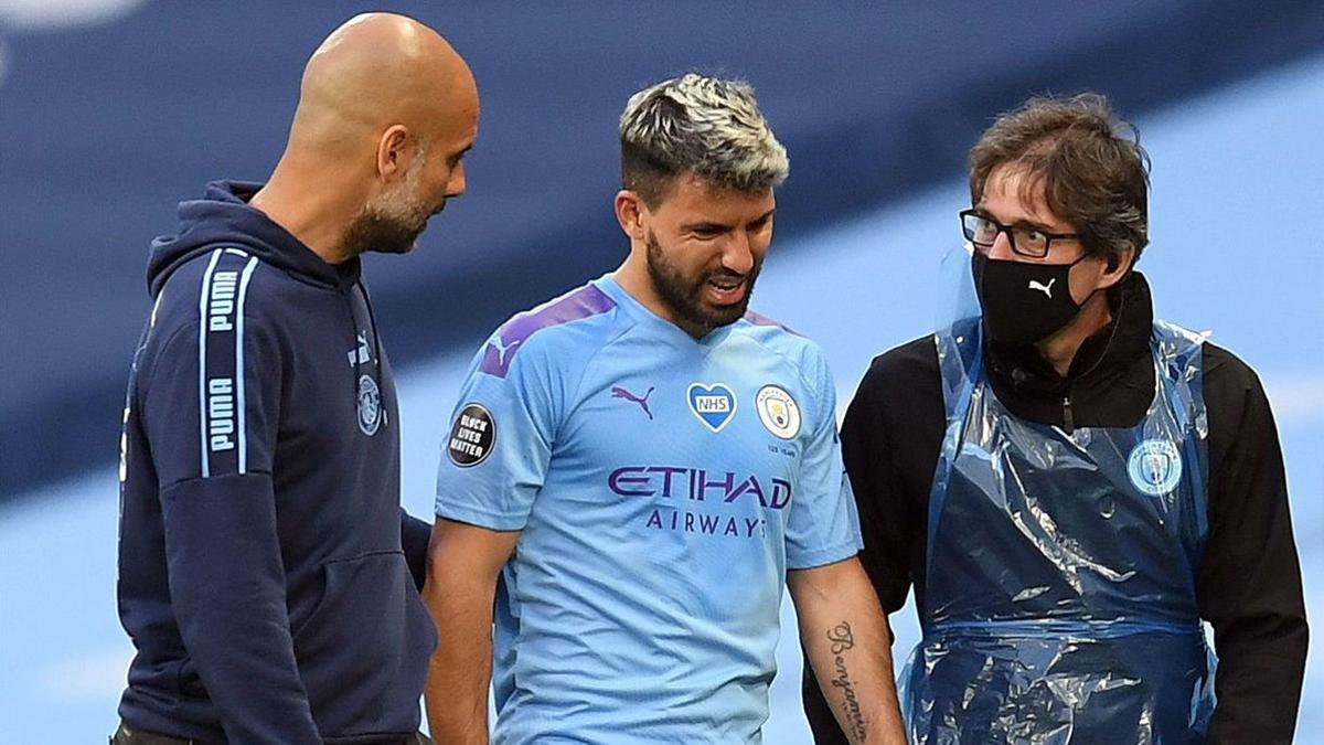 Guardiola: "La lesión de Agüero no pinta bien"