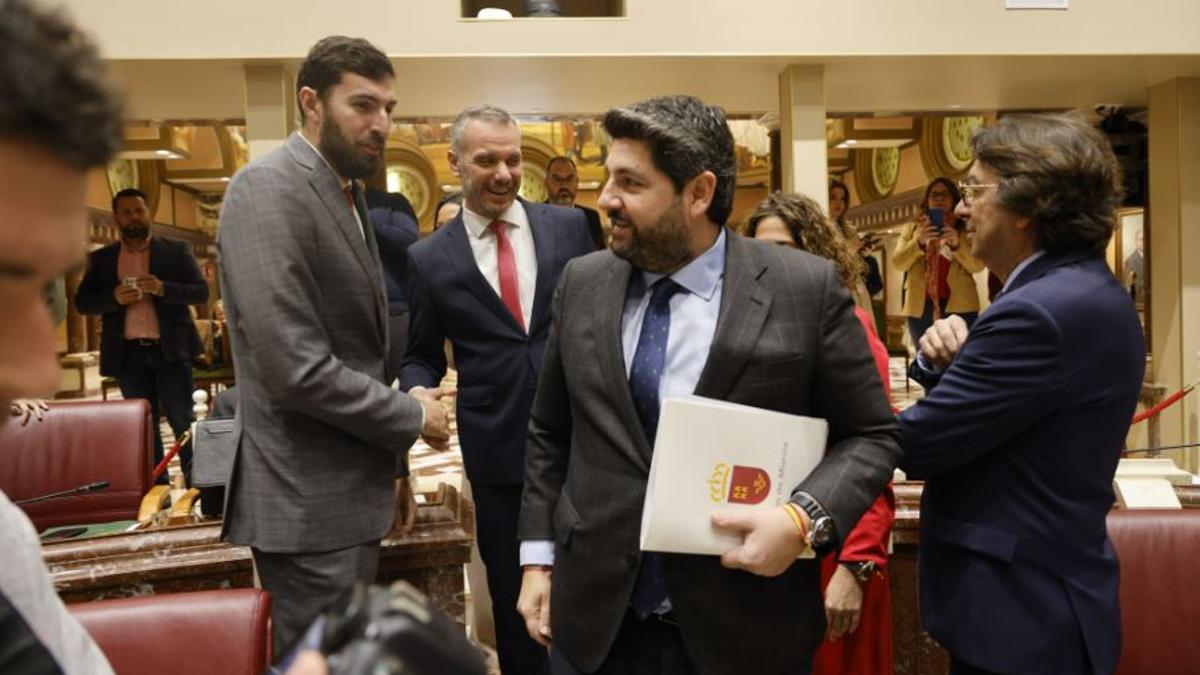 Antelo, Miras y Segado, en la Asamblea Regional