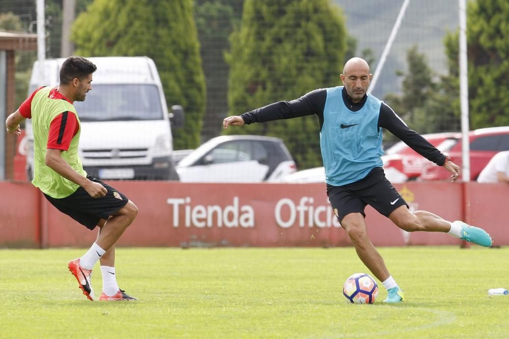 Entrenamiento del Sporting