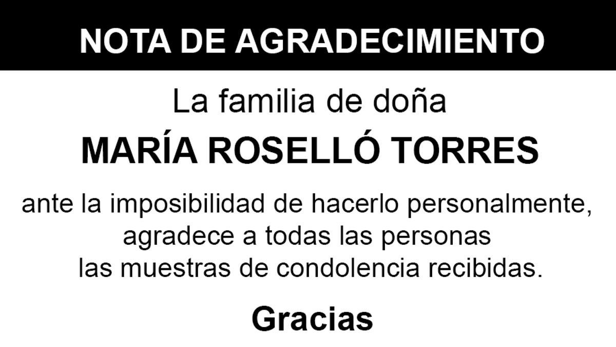 Nota María Roselló Torres