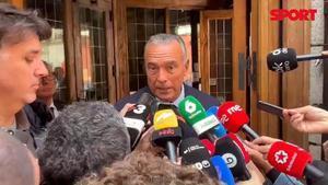 Rafa Yuste. Los servicios jurídicos del club están estudiando lo de la mano de Pubill
