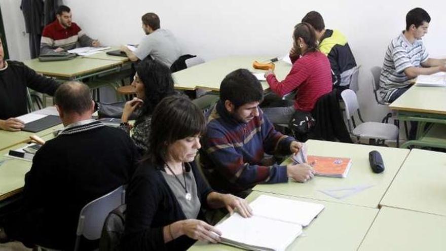 Alumnado del centro integrado de FP Valentín Paz Andrade de Vigo, uno de los seleccionados.