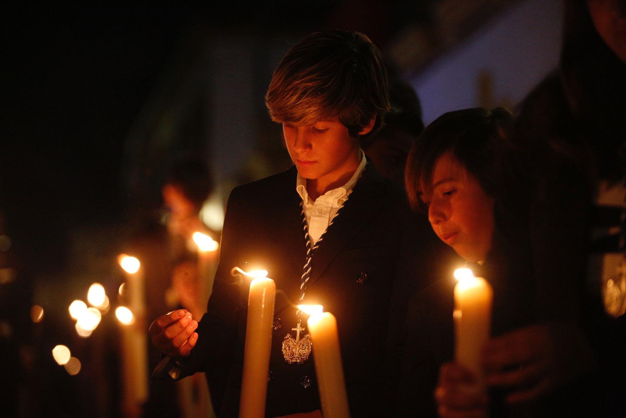 Vía crucis del Prendimiento, en imágenes