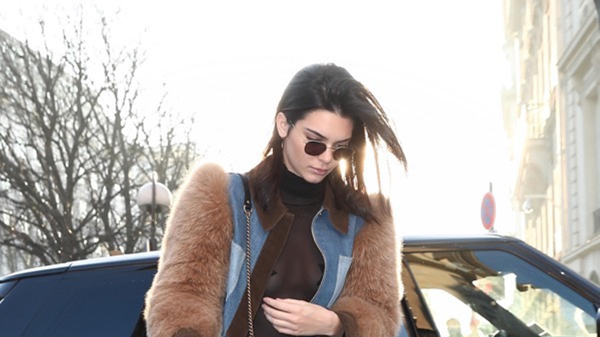 El atrevido look estrellado de Kendall Jenner