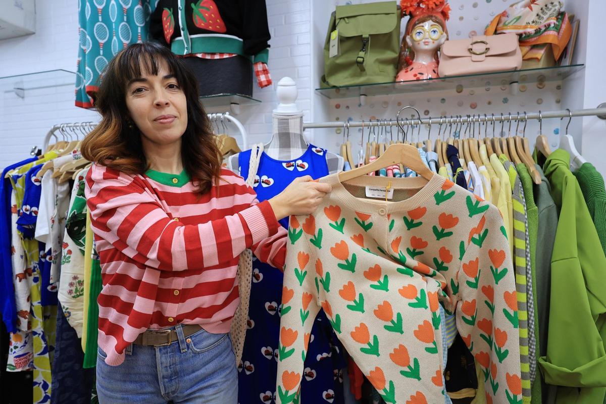 Delia Zarzuela, responsable de la tienda Gnomo de Castelló