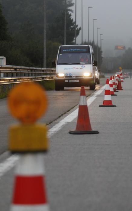 Obras en la autopista "Y"