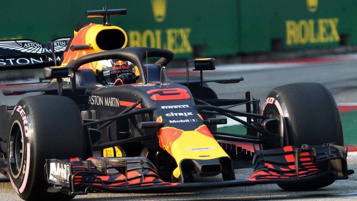 Ricciardo en acción