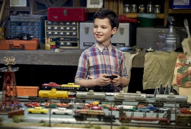 Iain Armitage en la serie 'The young Sheldon'