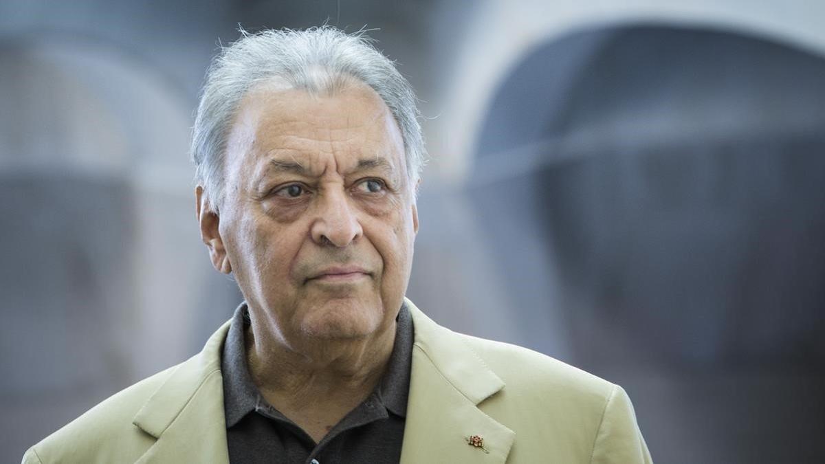 El director de orquesta de origen indio Zubin Mehta.