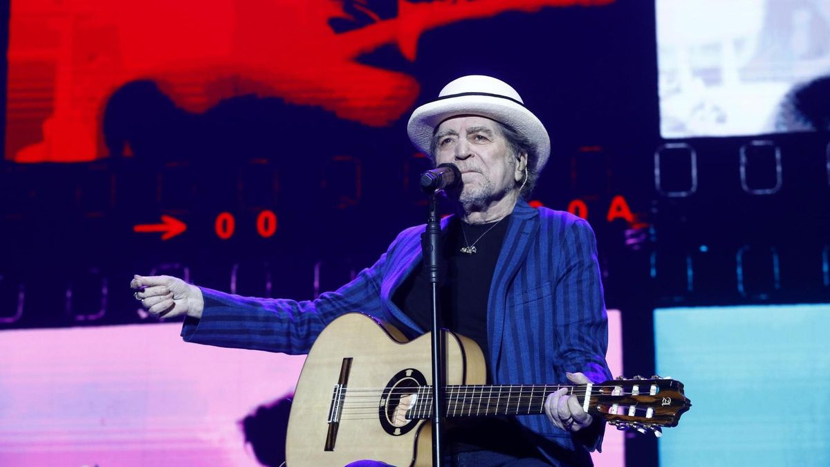 Sabina, en su último concierto en Zaragoza, en octubre de 2023.