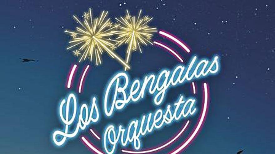 Cartel de Orquesta Los Bengalas.