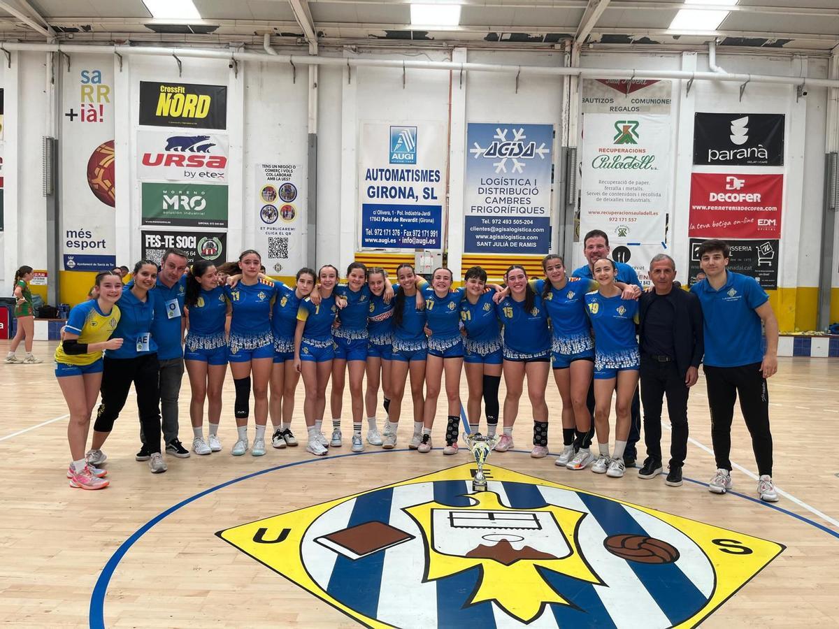 L'equip infantil femení.