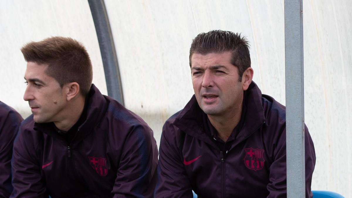 Artiga tuvo a Albertop Encinas de ayudante en la cantera del Barça