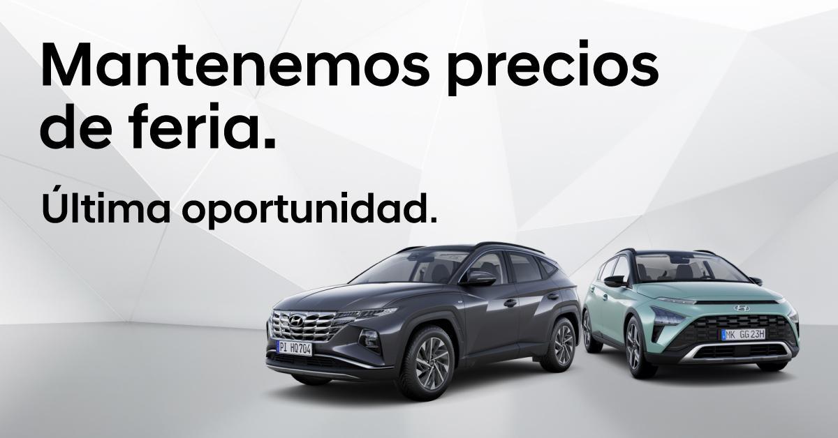 Estos días habrá descuentos de hasta 8.000€ en algunos vehículos Hyundai.