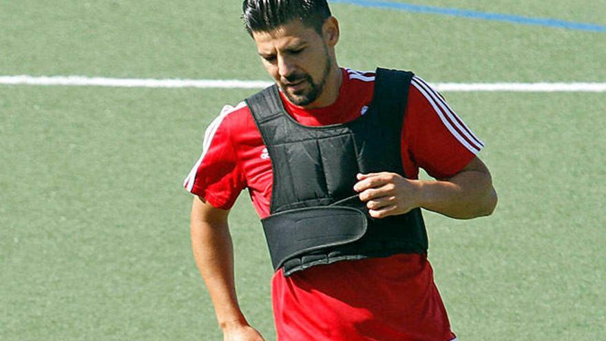 Nolito durante un entrenamiento // JORGE SANTOMÉ