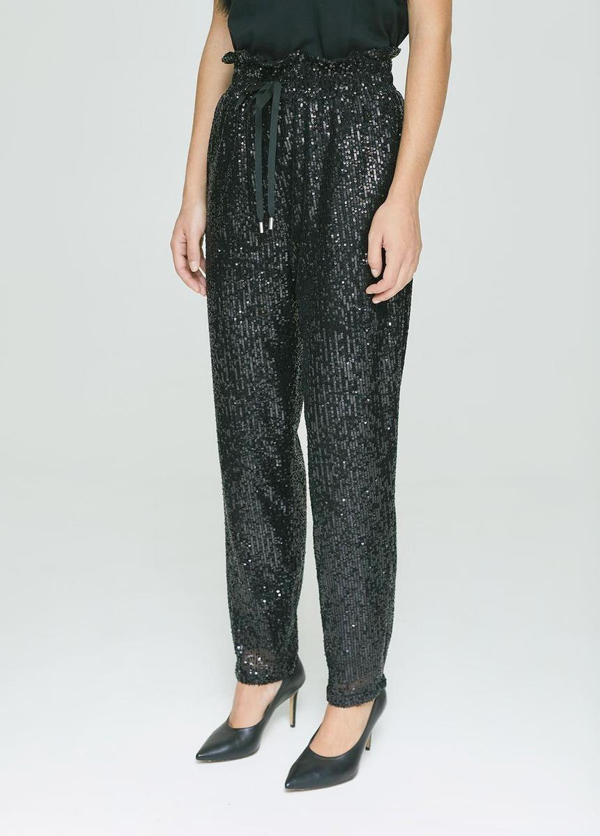 Pantalón de chándal con lentejuelas, de Liu Jo