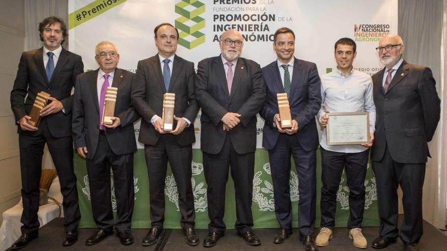 Premiados por el Colegio de Ingenieros Agrónomos de la Comunitat Valenciana