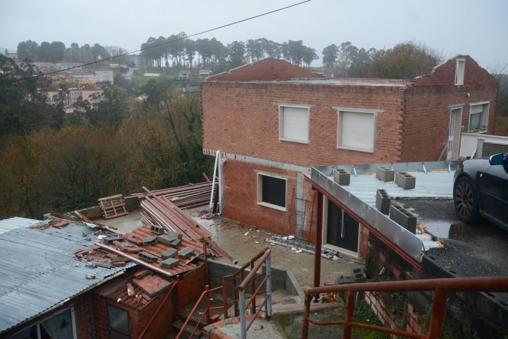 Las mejores imágenes que nos ha dejado el temporal Fabien en Galicia. // FdV