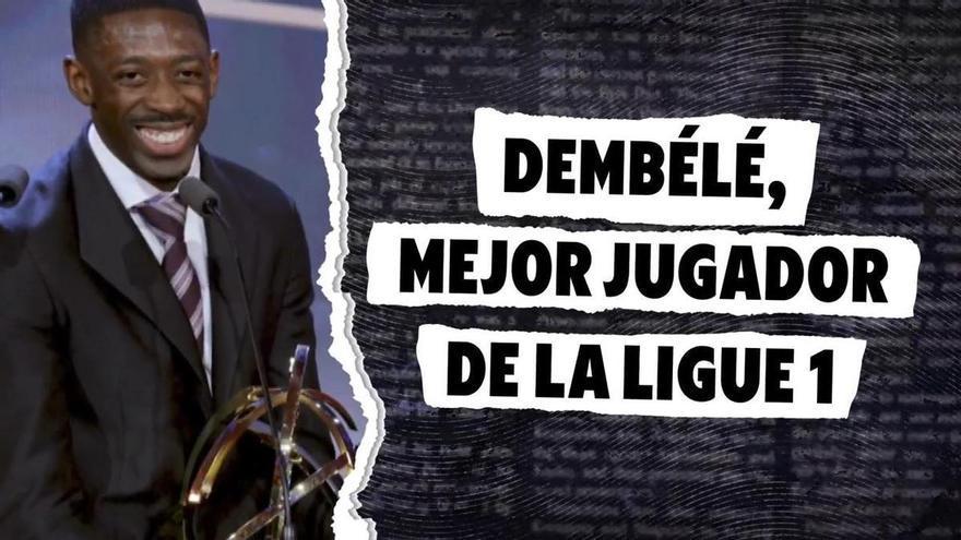 Dembélé, elegido mejor jugador de la Ligue 1 por segundo año consecutivo