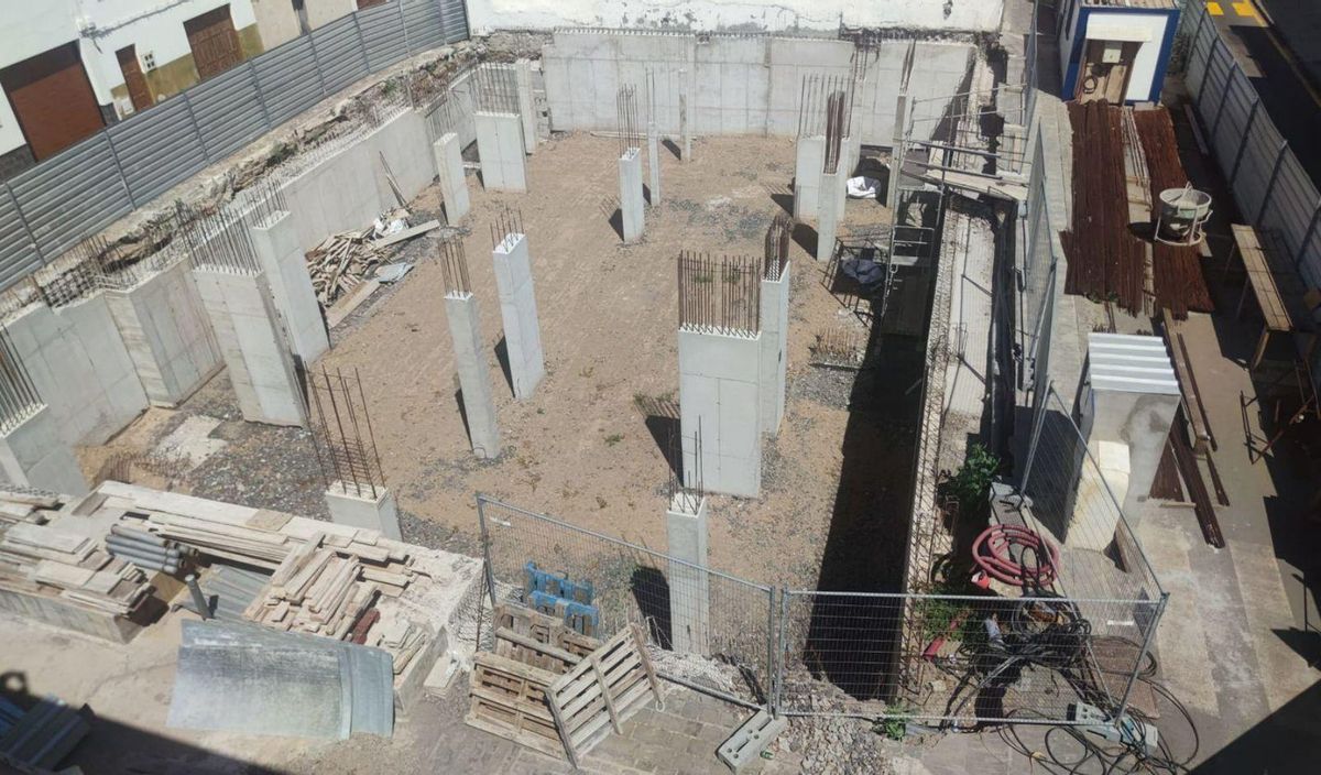 Estos son las obras que se hicieron del nuevo cine teatro de Buenavista hasta que quedaron paralizadas en 2022. | E. D.