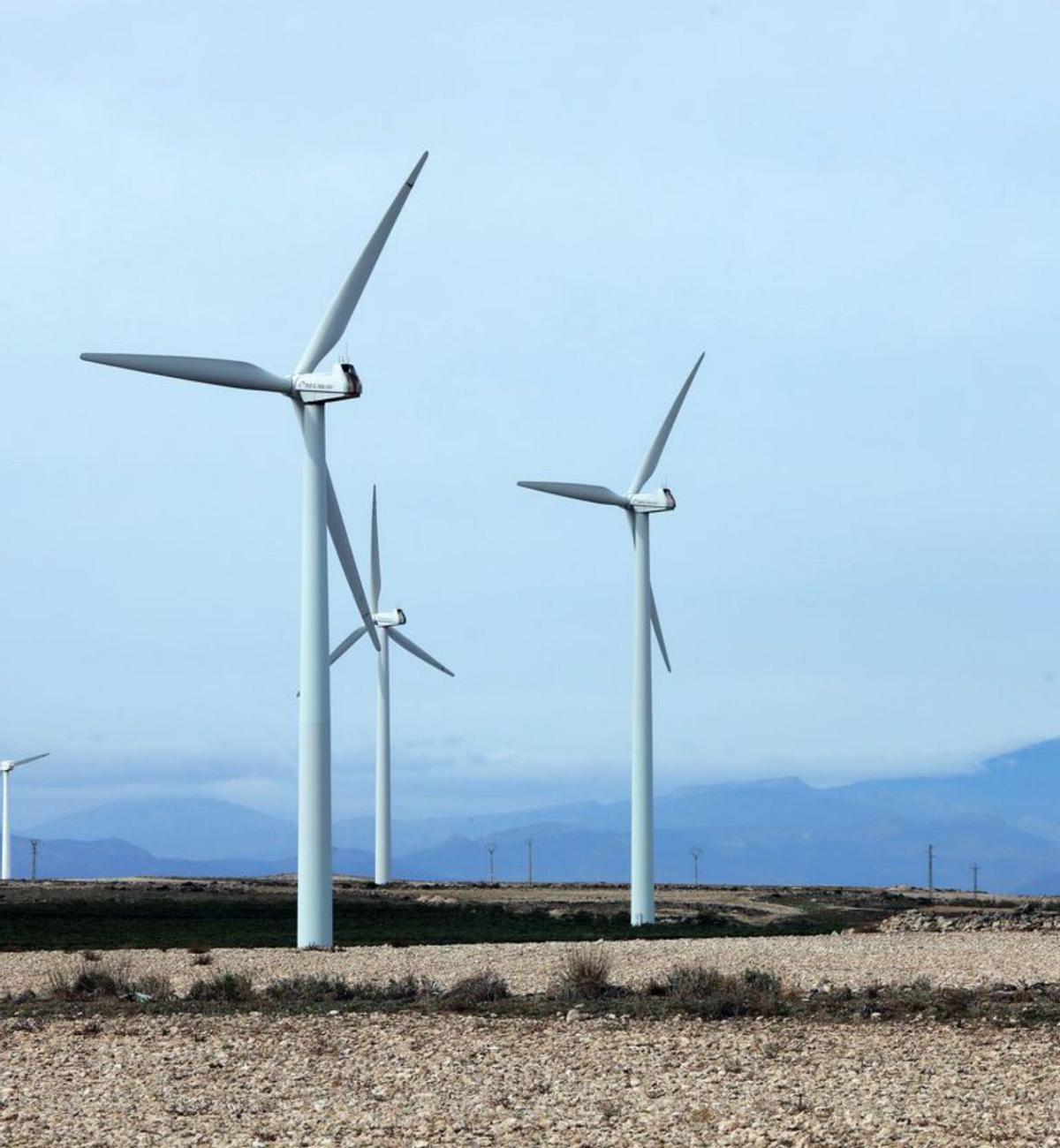 Molinos en una imagen de archivo.