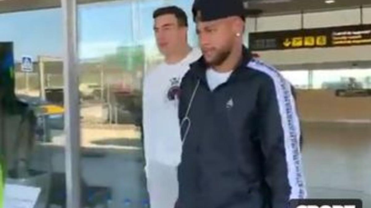 Neymar llega a Barcelona este jueves.