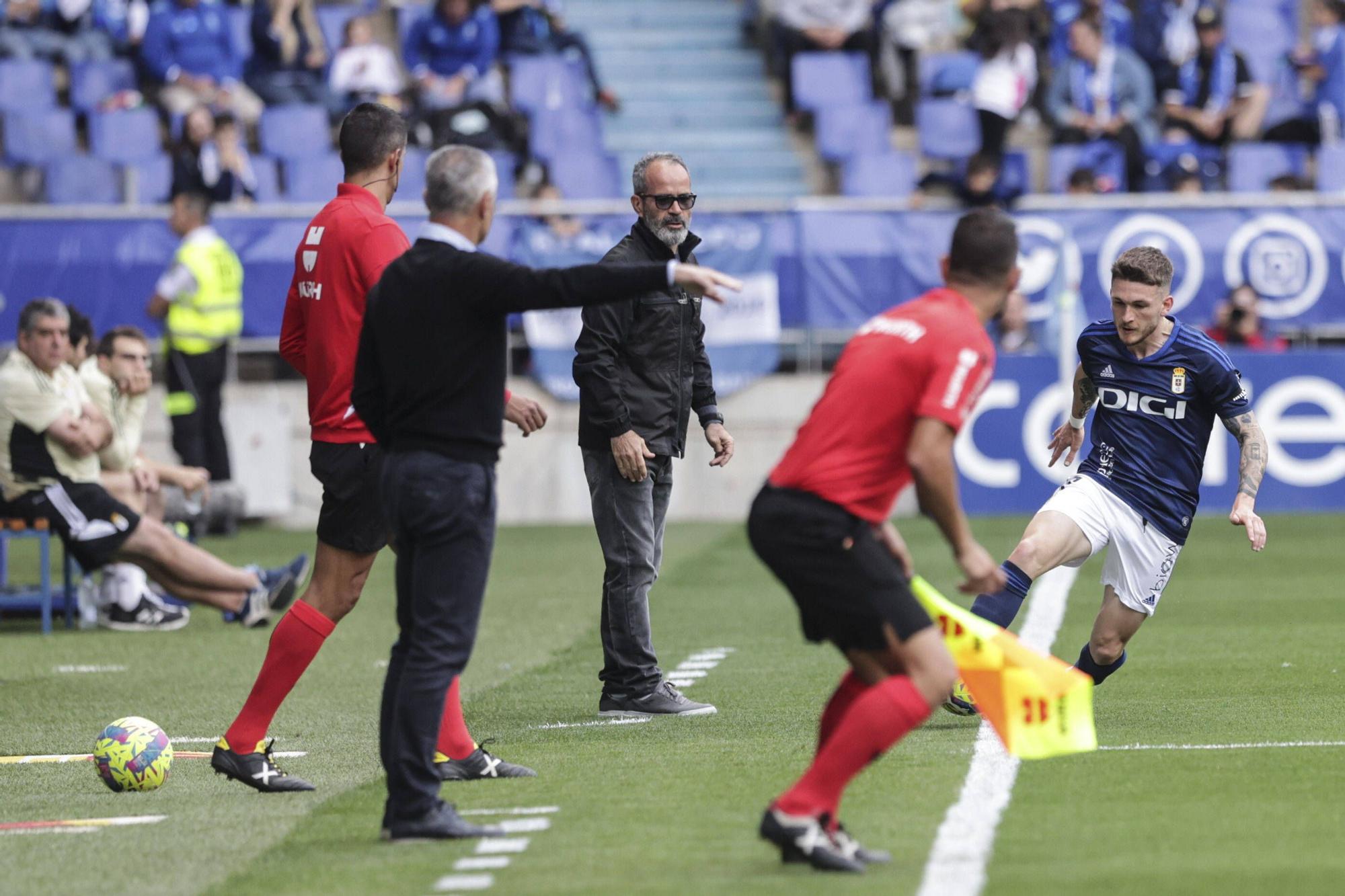 En imágenes: Así fue el partido entre el Real Oviedo y el Zaragoza en el Tartiere