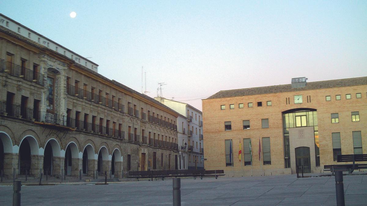 Plaza de la Constitución (El Coso), centro del caso antiguo de Baena.