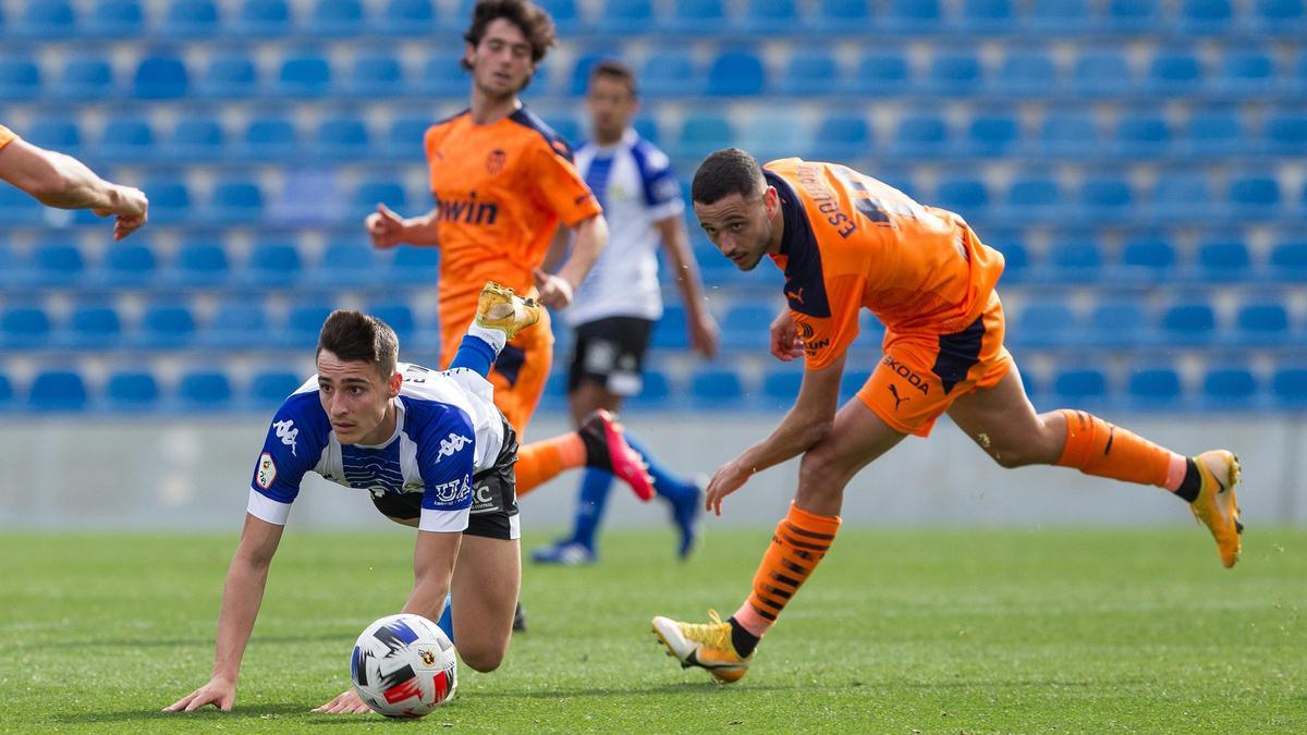 Hércules - Valencia Mestalla, las imágenes del partido