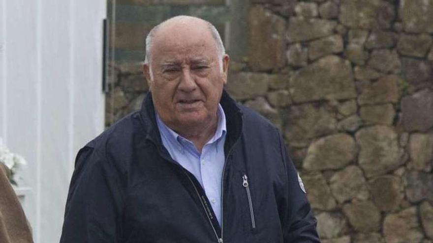 Amancio Ortega, en el recinto hípico Casas Novas.