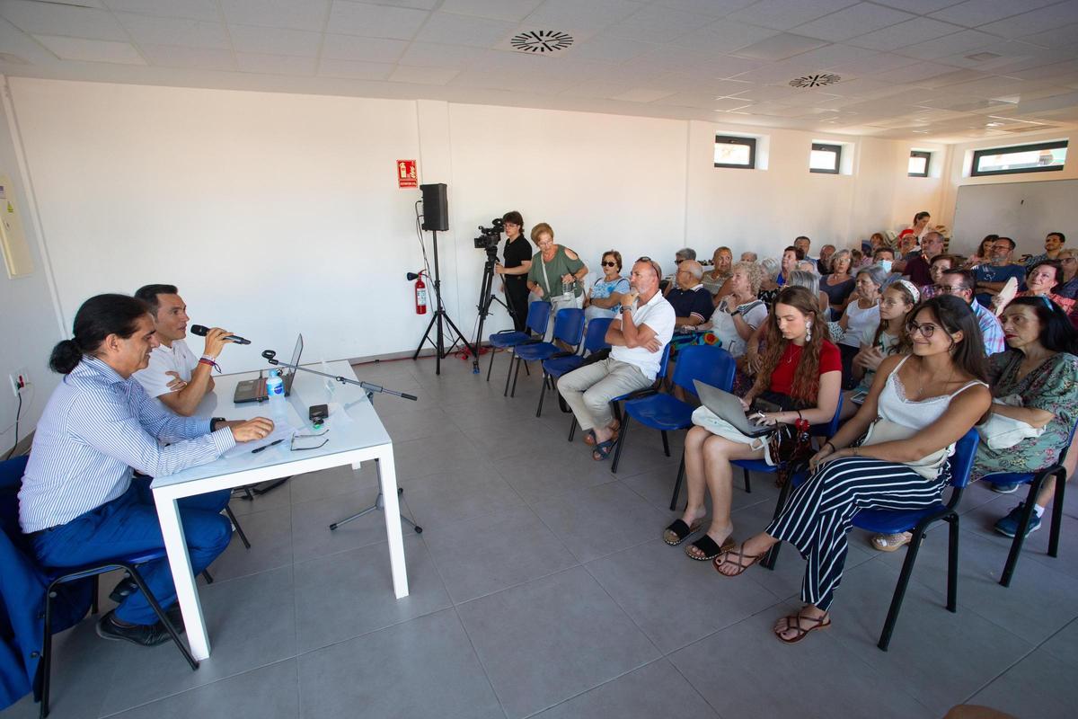 El alcalde, al presentar el plan de sostenibilidad turística.