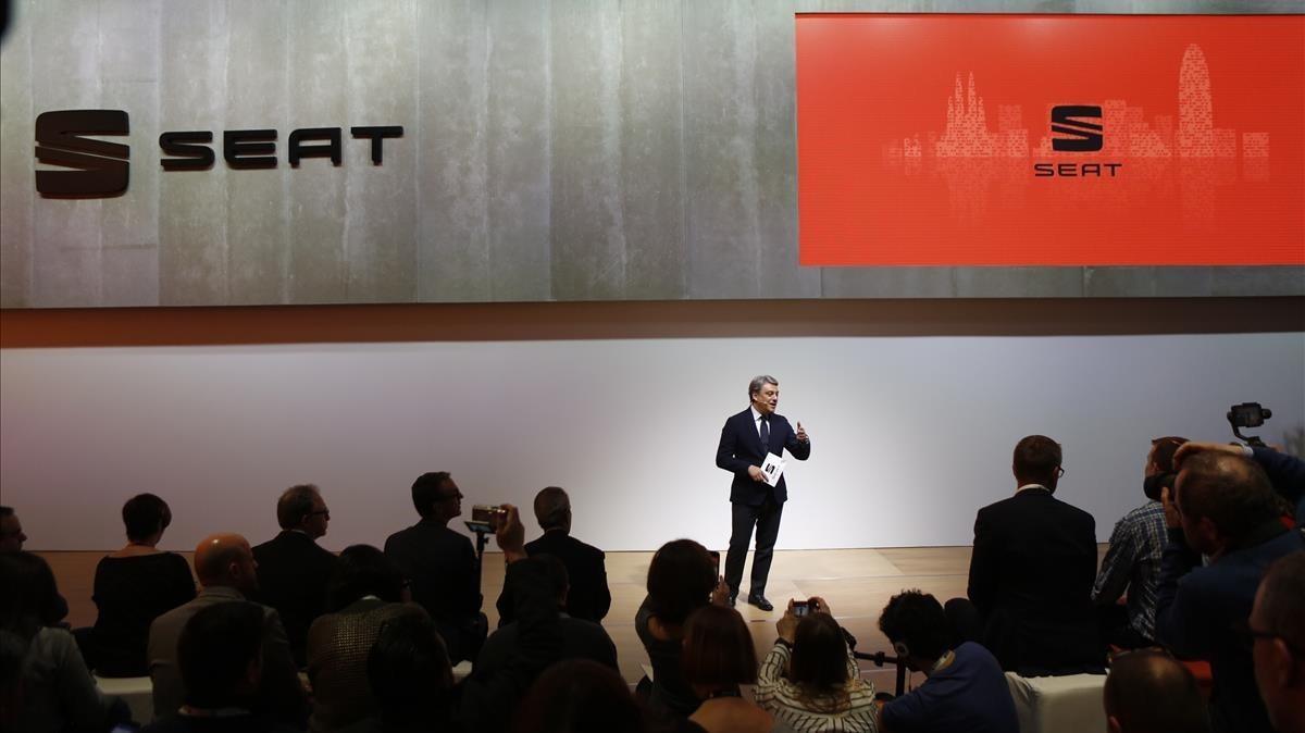 Presentación de Seat en el Mobile World Congress. Presentación de Seat en el Mobile World Congress.