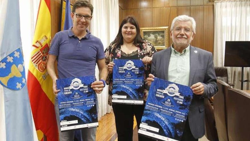 Iván Sanmartín, Patricia Torres y Rosendo Fernández. // Jesús Regal